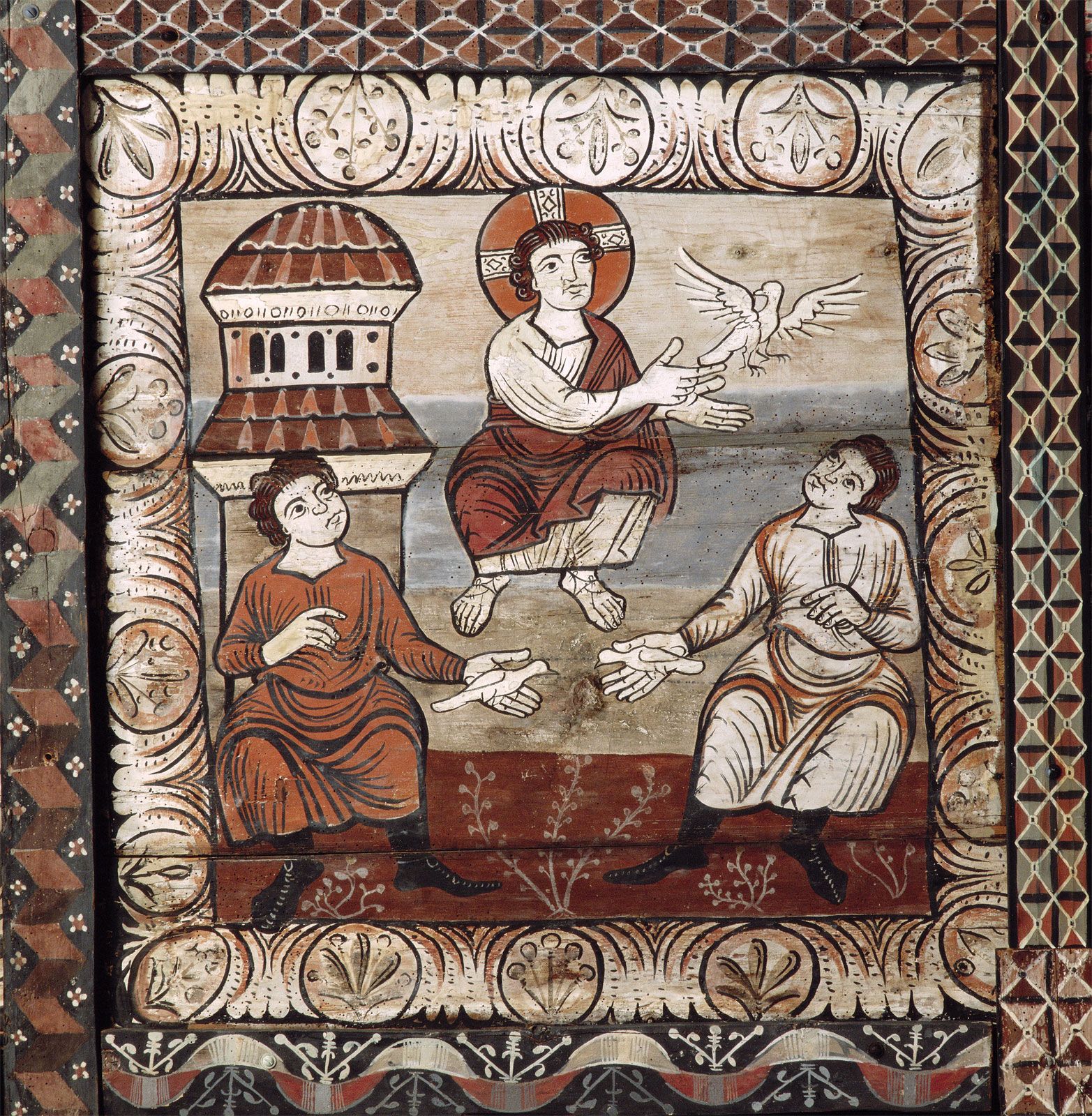 Jesús hizo pájaros de arcilla